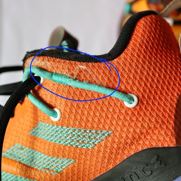 ADIDAS Day Of The Dead Harden Stepback 3 Basketball Sneakers Orange Purple 8.5 - Picture 14 of 14